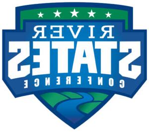 Logo of the River States Conference featuring five stars above the text, with a stylized river flowing through a green landscape.